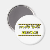 MOMS TAXI SERVICE MAGNEET (Voorkant / Achterkant)