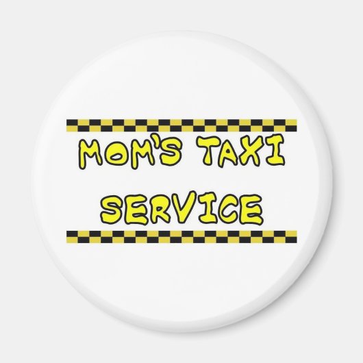 MOMS TAXI SERVICE MAGNEET (Voorkant)
