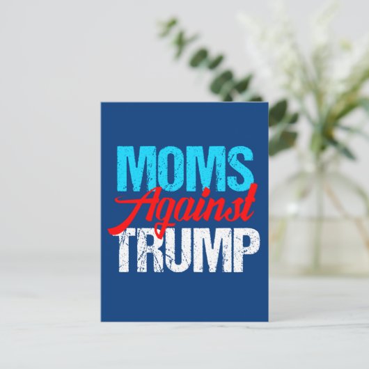 Moms tegen Trump Briefkaart (Staand voorkant)