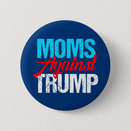 Moms tegen Trump Ronde Button 5,7 Cm (Voorkant)