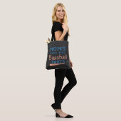 Moms Tegen witte honkbalzuigers Tote Bag (Op model)