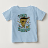"Mom's tornado" Baby t-shirt (Voorkant)