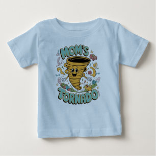 "Mom's tornado" Baby t-shirt