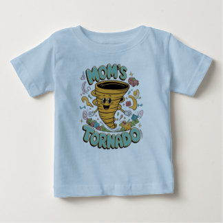 "Mom's tornado" Baby t-shirt