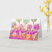 Mom's Tulips Customizable Kaart (Gele Bloem)