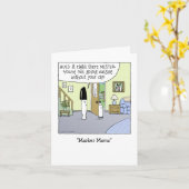 "Moms van markeertekens" Kaart (Gele Bloem)