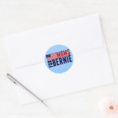 Moms voor Bernie Ronde Sticker (Envelop)