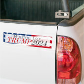 Moms voor Donald Trump Bumpersticker (Op Truck)