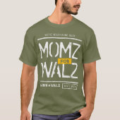 Moms voor Harris Waltz Momz voor Walz Camo Matchin T-shirt (Voorkant)