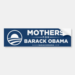 Moms voor Obama-Bumpersticker Bumpersticker
