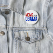 Moms voor Obama Ronde Button 5,7 Cm (In situ)
