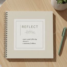 Mom's Word of the Day Daily Reflect Journal Notitieboek