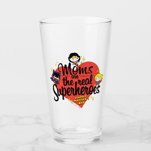 Moms zijn de echte superhelden glas (Voorkant)