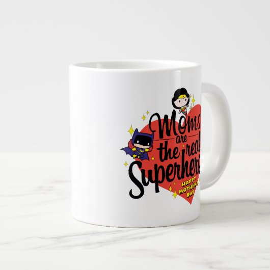 Moms zijn de echte superhelden grote koffiekop (Voorkant rechts)