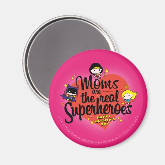 Moms zijn de echte superhelden magneet (Voorkant / Achterkant)