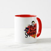 Moms zijn de echte superhelden mok (Voorkant rechts)