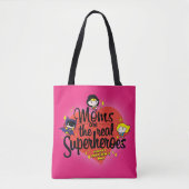 Moms zijn de echte superhelden tote bag (Voorkant)