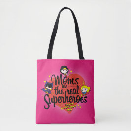 Moms zijn de echte superhelden tote bag
