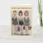 MOMS ZIJN MARVELOUS NEEDLEPOINT-Moederdag Kaart (Voorkant)