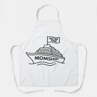 MOMSHIP NO Metime All-Over Print Apron, Medium Schort