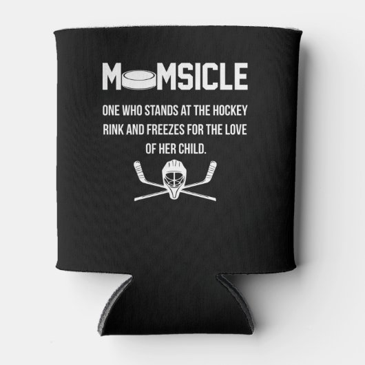 Momsicle Hockey MOM Blikjeskoeler (Voorkant)