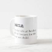 Momsikel Hockey MOM cup Koffiemok (Voorkant links)