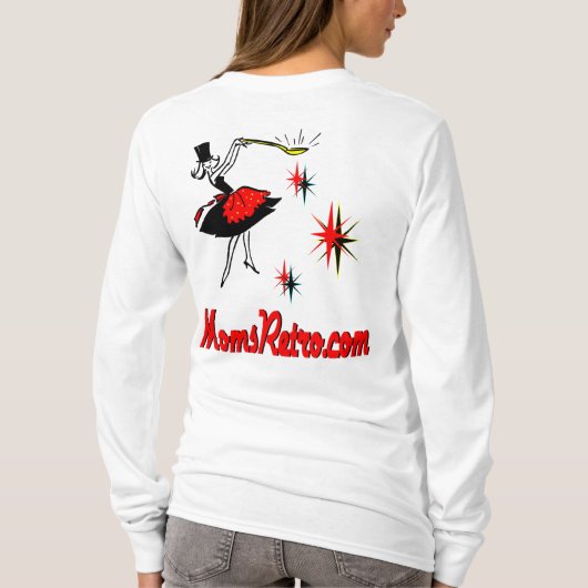 MomsRetro Sparkle Logo T-shirt (Achterkant)