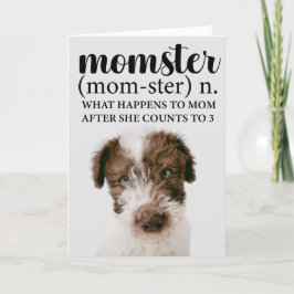 Momster... beste mam persoonlijke Moederdag Kaart