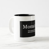 Momster Coffee Cup Tweekleurige Koffiemok (Voorkant links)