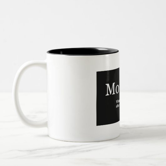 Momster Coffee Cup Tweekleurige Koffiemok (Links)