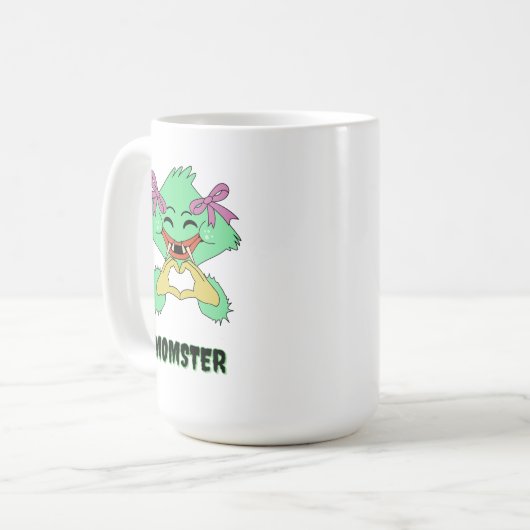 MOMSTER Custom Halloween Classic Mok (Voorkant links)