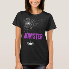 Momster Dripping Blood Font and Spider T-shirt