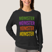 Momster Dripping Font Generic Halloween Costume T-shirt (Voorkant)