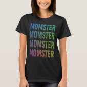 Momster Dripping Font Generic Halloween Costume T-shirt (Voorkant)