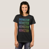Momster Dripping Font Generic Halloween Costume T-shirt (Voorkant volledig)