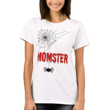 Momster druipend bloed-lettertype en spin