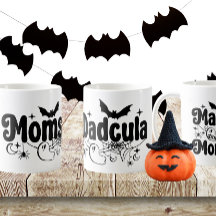 Momster en Dadcula Matching Familie Halloween Mok