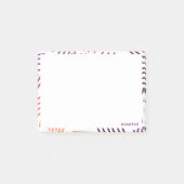 momster- en handgetekende patronen post-it® notes (Voorkant)