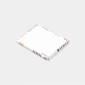 momster- en handgetekende patronen post-it® notes (Schuin)