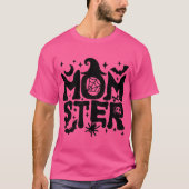 Momster Funny Halloween Mom Design boy family frie T-shirt (Voorkant)