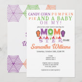 Momster Funny Halloween Mummy Witch Baby shower Kaart (Voorkant / Achterkant)