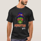 Momster Funny Spooky Salty Skull Halloween Costume T-shirt (Voorkant)
