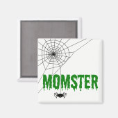 Momster Green Driving Font Spider Web Magneet (Voorkant / Achterkant)