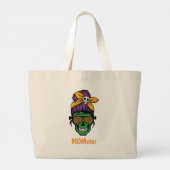 MOMster Grote Tote Bag (Achterkant)