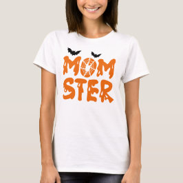Momster Halloween Moeder  T-shirt