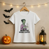 Momster Heeft Koffie Halloween Shirt nodig; Cadeau