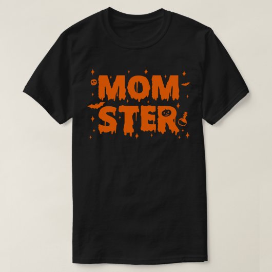 Momster mama Halloween T-shirt (Design voorkant)