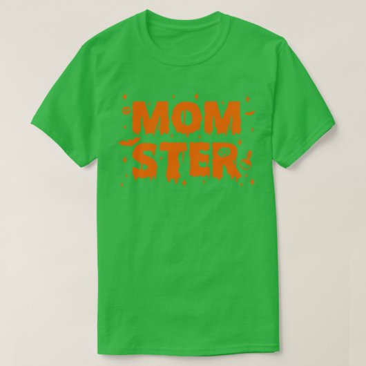 Momster mama Halloween T-shirt (Design voorkant)
