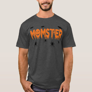 Momster moeder mammie Monster N Funny Momster moed T-shirt