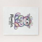 Momster. (Mom + Monster) Legpuzzel (Horizontaal)